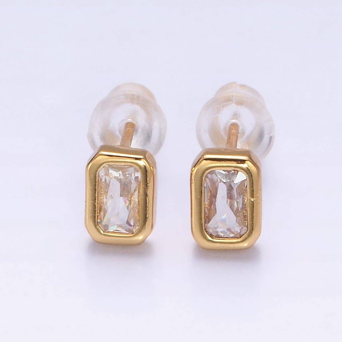 Adriene Bezel Studs
